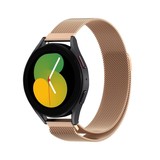 Strap-it® Samsung Galaxy Watch 5 - 40mm Milanese Armband (Roségold) Strap-it® Samsung Galaxy Watch 5 - 40mm Milanese Armband (Roségold)