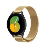 Strap-it® Samsung Galaxy Watch 5 - 40mm Milanese Armband (Gold) Strap-it® Samsung Galaxy Watch 5 - 40mm Milanese Armband (Gold)