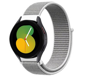Strap-it® Samsung Galaxy Watch 5 - 40mm Nylonarmband (Muschel) Strap-it® Samsung Galaxy Watch 5 - 40mm Nylonarmband (Muschel)