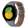 Strap-it® Strap-it Samsung Galaxy Watch 5 - 40mm Lederarmband (Grau) Strap-it® Strap-it Samsung Galaxy Watch 5 - 40mm Lederarmband (Grau)