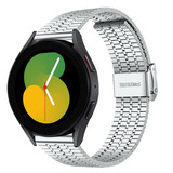 Strap-it® Samsung Galaxy Watch 5 - 40mm Edelstahlarmband (Silber) Strap-it® Samsung Galaxy Watch 5 - 40mm Edelstahlarmband (Silber)
