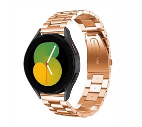 Strap-it® Samsung Galaxy Watch 5 - 40mm Stahlarmband (Roségold) Strap-it® Samsung Galaxy Watch 5 - 40mm Stahlarmband (Roségold)