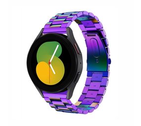 Strap-it® Samsung Galaxy Watch 5 - 40mm Stahlarmband (Regenbogen) Strap-it® Samsung Galaxy Watch 5 - 40mm Stahlarmband (Regenbogen)