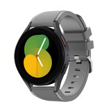 Strap-it® Samsung Galaxy Watch 5 - 40mm Silikonarmband (Grau)