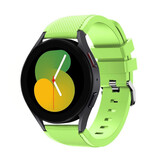 Strap-it® Samsung Galaxy Watch 5 - 40mm Silikonarmband (Hellgrün)