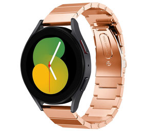 Strap-it® Samsung Galaxy Watch 5 - 40mm Metallarmband (Roségold) Strap-it® Samsung Galaxy Watch 5 - 40mm Metallarmband (Roségold)