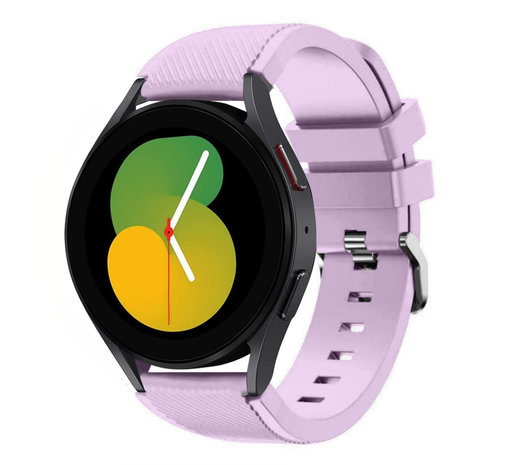 Strap-it® Strap-it Samsung Galaxy Watch 5 - 40mm Silikonarmband (Lila)