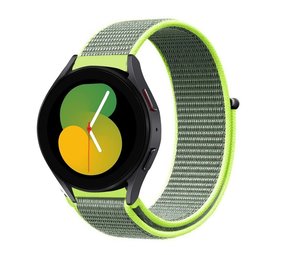 Strap-it® Samsung Galaxy Watch 5 - 40mm Nylonarmband (Fluoreszierend) Strap-it® Samsung Galaxy Watch 5 - 40mm Nylonarmband (Fluoreszierend)