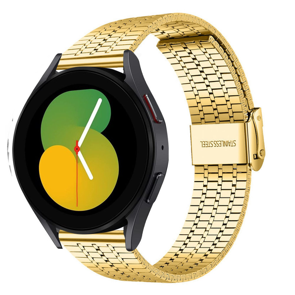 Strap-it® Strap-it Samsung Galaxy Watch 5 - 40mm Edelstahlarmband (Gold) Strap-it® Strap-it Samsung Galaxy Watch 5 - 40mm Edelstahlarmband (Gold)