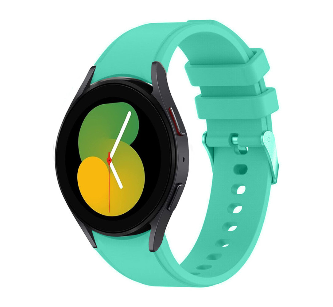 Strap-it® Strap-it Samsung Galaxy Watch 5 - 40mm Armband Silikon (Aqua)
