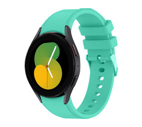 Strap-it® Samsung Galaxy Watch 5 - 40mm Armband Silikon (Aqua) Strap-it® Samsung Galaxy Watch 5 - 40mm Armband Silikon (Aqua)