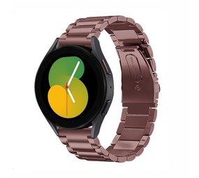 Strap-it® Samsung Galaxy Watch 5 - 40mm Stahlarmband (Bronzebraun) Strap-it® Samsung Galaxy Watch 5 - 40mm Stahlarmband (Bronzebraun)