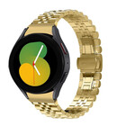 Strap-it® Strap-it Samsung Galaxy Watch 5 - 40mm Jubilee Stahlarmband (Gold)