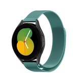 Strap-it® Samsung Galaxy Watch 5 - 40mm Milanese Armband (Grün) Strap-it® Samsung Galaxy Watch 5 - 40mm Milanese Armband (Grün)