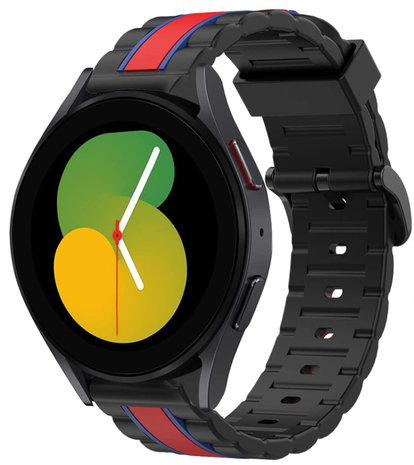 Strap-it® Strap-it Samsung Galaxy Watch 5 - 40mm Special Edition Band (Schwarz/Rot)