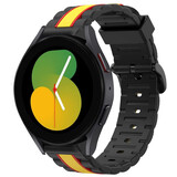 Strap-it® Samsung Galaxy Watch 5 - 40mm Special Edition Band (Schwarz/Gelb)