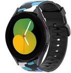 Strap-it® Strap-it Samsung Galaxy Watch 5 - 40mm Camouflage-Armband (Blau)