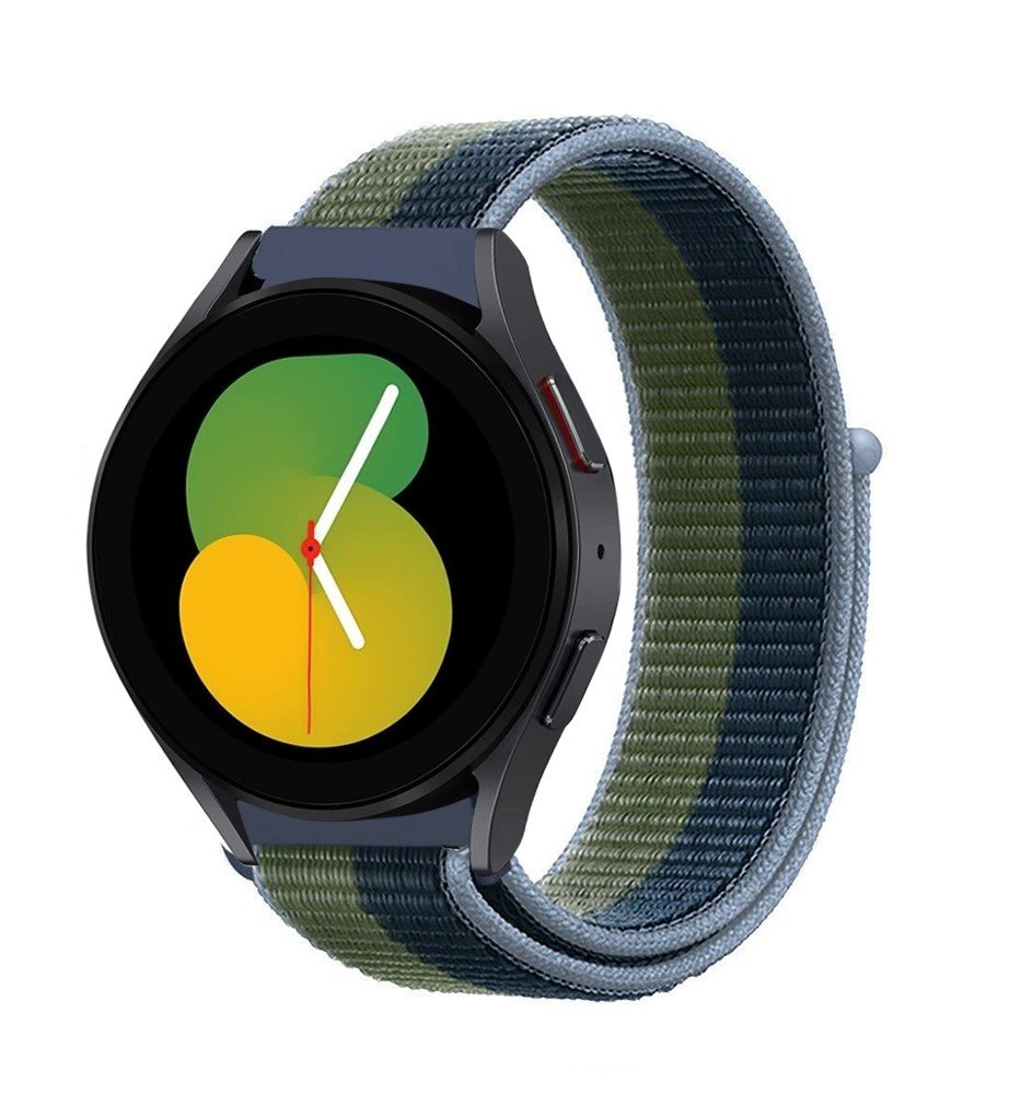 Strap-it® Strap-it Samsung Galaxy Watch 5 - 40mm Nylonarmband (MoosGrün)