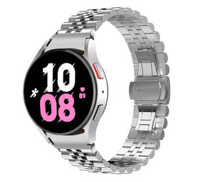 Strap-it® Samsung Galaxy Watch 5 - 44mm Jubilee Stahlarmband (Silber) Strap-it® Samsung Galaxy Watch 5 - 44mm Jubilee Stahlarmband (Silber)