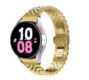 Strap-it® Samsung Galaxy Watch 5 - 44mm Jubilee Stahlarmband (Gold) Strap-it® Samsung Galaxy Watch 5 - 44mm Jubilee Stahlarmband (Gold)