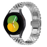 Strap-it® Samsung Galaxy Watch 5 - 40mm Jubilee Stahlarmband (Silber) Strap-it® Samsung Galaxy Watch 5 - 40mm Jubilee Stahlarmband (Silber)