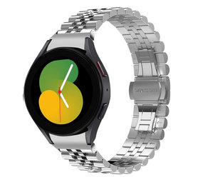Strap-it® Samsung Galaxy Watch 5 - 40mm Jubilee Stahlarmband (Silber) Strap-it® Samsung Galaxy Watch 5 - 40mm Jubilee Stahlarmband (Silber)