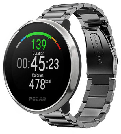 Strap-it® Strap-it Polar Unite Titanarmband (Graphit) Strap-it® Strap-it Polar Unite Titanarmband (Graphit)