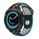 Strap-it® Samsung Gear Sport Sportarmband (Tannengrün Bunt) Strap-it® Samsung Gear Sport Sportarmband (Tannengrün Bunt)