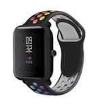 Strap-it® Amazfit Bip Sportarmband (Schwarz Bunt)