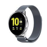 Strap-it® Samsung Galaxy Watch Active Milanese Armband (Space Grey) Strap-it® Samsung Galaxy Watch Active Milanese Armband (Space Grey)
