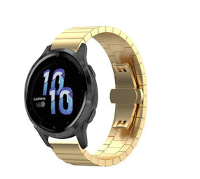 Strap-it® Garmin Venu 2s Metallarmband - 40mm - Gold Strap-it® Garmin Venu 2s Metallarmband - 40mm - Gold