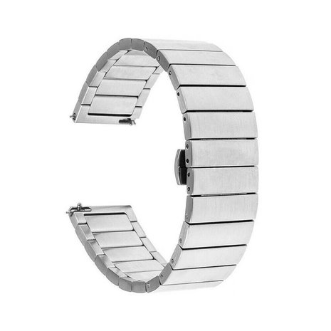 Strap-it® Strap-it Garmin Venu 2s Metallarmband - 40mm - Silber Strap-it® Strap-it Garmin Venu 2s Metallarmband - 40mm - Silber