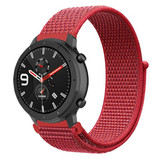 Strap-it® Xiaomi Amazfit GTR Nylonarmband (Rot)