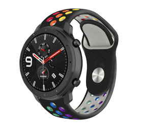 Strap-it® Xiaomi Amazfit GTR Sportarmband (Buntes Schwarz) Strap-it® Xiaomi Amazfit GTR Sportarmband (Buntes Schwarz)