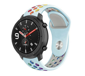 Strap-it® Xiaomi Amazfit GTR Sportarmband (Buntes Hellblau) Strap-it® Xiaomi Amazfit GTR Sportarmband (Buntes Hellblau)