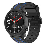Strap-it® Xiaomi Amazfit GTR Sport Schnallenarmband (Schwarz/Blau) Strap-it® Xiaomi Amazfit GTR Sport Schnallenarmband (Schwarz/Blau)