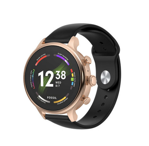 Strap-it® Strap-it Fossil Gen 6 (42mm) Sportarmband (Schwarz) Strap-it® Strap-it Fossil Gen 6 (42mm) Sportarmband (Schwarz)