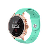 Strap-it® Fossil Gen 5e - 42mm Sportarmband (Aqua) Strap-it® Fossil Gen 5e - 42mm Sportarmband (Aqua)