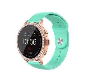 Strap-it® Fossil Gen 5e - 42mm Sportarmband (Aqua) Strap-it® Fossil Gen 5e - 42mm Sportarmband (Aqua)