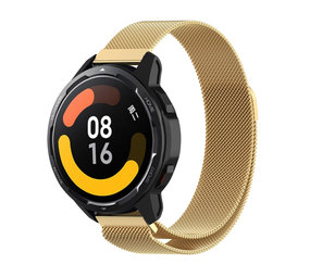 Strap-it® Xiaomi Watch S1 Milanese Armband (Gold) Strap-it® Xiaomi Watch S1 Milanese Armband (Gold)