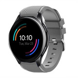 Strap-it® OnePlus Watch Silikonarmband (Grau)