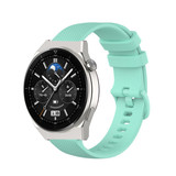 Strap-it® Huawei Watch GT 3 Pro 46mm Luxus- Silikonarmband (Aqua) Strap-it® Huawei Watch GT 3 Pro 46mm Luxus- Silikonarmband (Aqua)