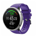Strap-it® Polar Ignite Twill Silikonarmband (Violett) Strap-it® Polar Ignite Twill Silikonarmband (Violett)