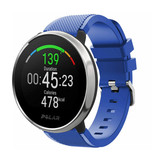 Strap-it® Polar Ignite Twill Silikonarmband (Blau) Strap-it® Polar Ignite Twill Silikonarmband (Blau)