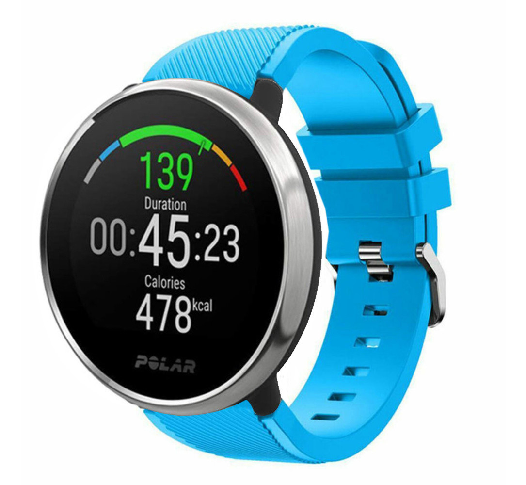 Strap-it® Strap-it Polar Ignite Twill Silikonarmband (Hellblau) Strap-it® Strap-it Polar Ignite Twill Silikonarmband (Hellblau)