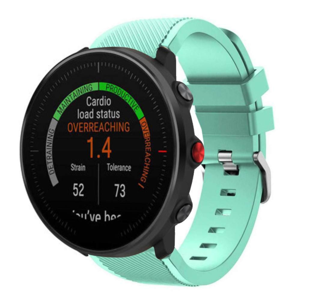 Strap-it® Strap-it Polar Vantage M Twill Silikonarmband (Aqua)