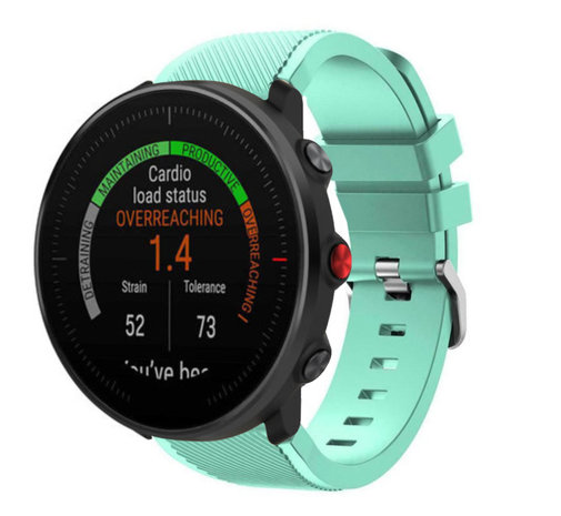 Strap-it® Strap-it Polar Vantage M Twill Silikonarmband (Aqua)