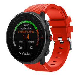 Strap-it® Polar Vantage M Twill Silikonarmband (Rot) Strap-it® Polar Vantage M Twill Silikonarmband (Rot)