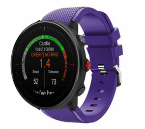 Strap-it® Polar Vantage M Twill Silikonarmband (Violett) Strap-it® Polar Vantage M Twill Silikonarmband (Violett)