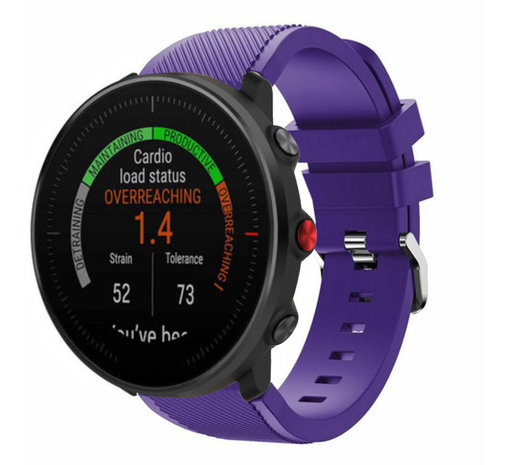 Strap-it® Strap-it Polar Vantage M Twill Silikonarmband (Violett) Strap-it® Strap-it Polar Vantage M Twill Silikonarmband (Violett)